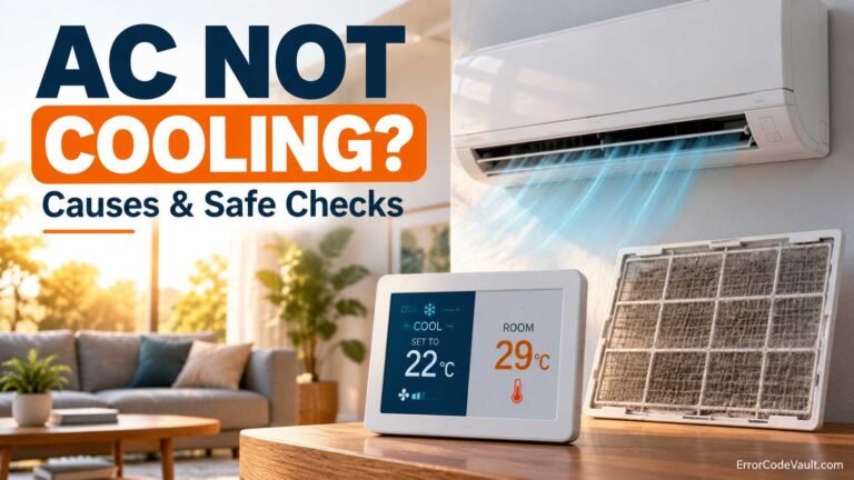 Why Is My AC Not Cooling? A Safe Troubleshooting Guide
