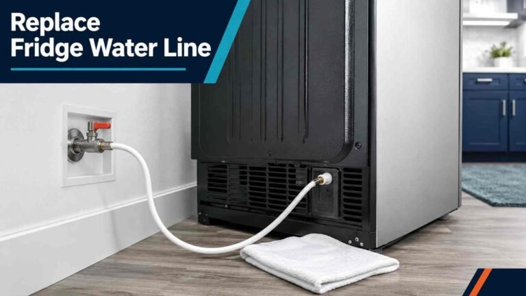 How to Replace a Refrigerator Water Line Safely