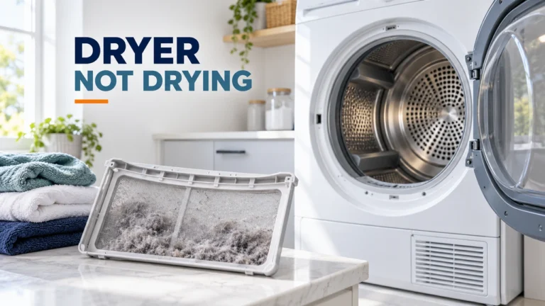 Clothes Dryer Not Drying? Causes and Safe Checks That Help