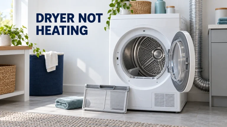 Dryer Is Running but Not Heating? What to Check First