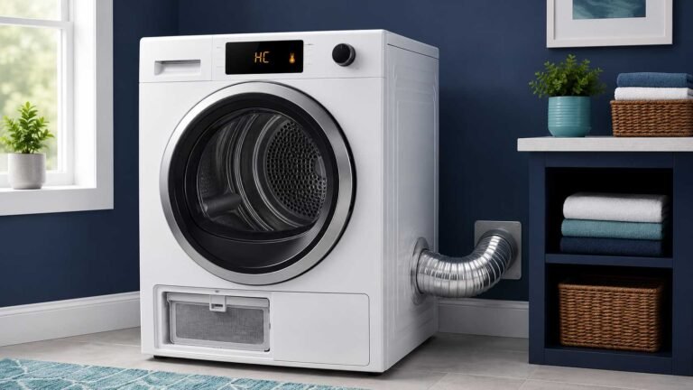 Generic clothes dryer displaying HC heating error on control panel