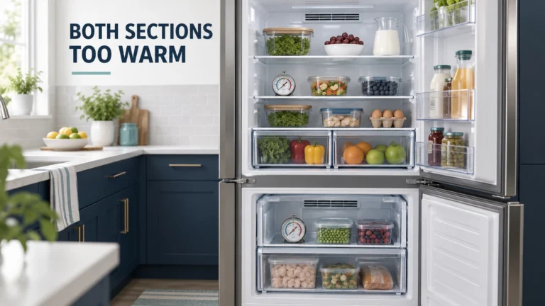 Fridge and Freezer Not Cold Enough? Check Both Sections