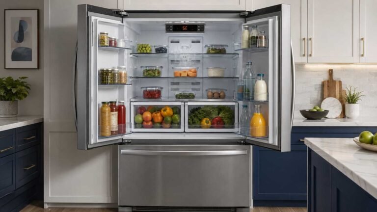 Samsung refrigerator display showing 5E defrost sensor error