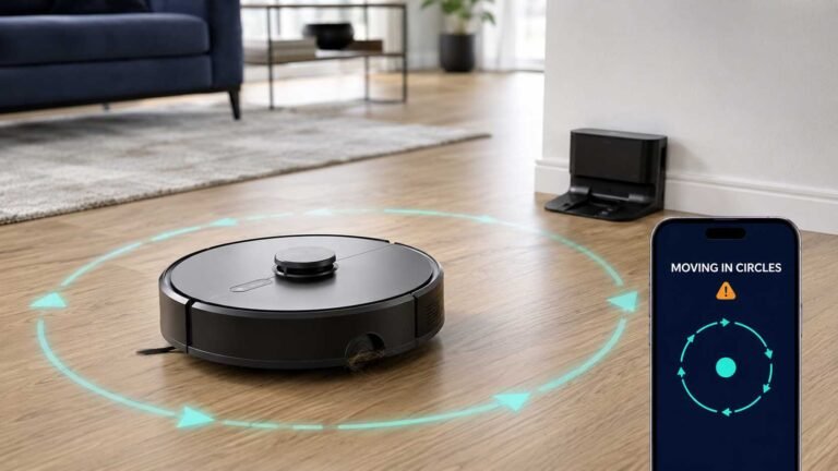 Robot Vacuum Moves in Circles: Causes and Safe Fixes